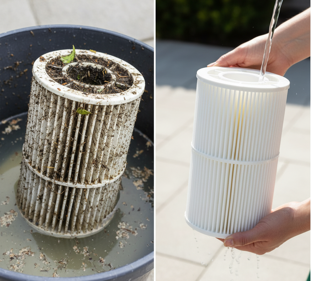 nettoyage filtre spa cocooon