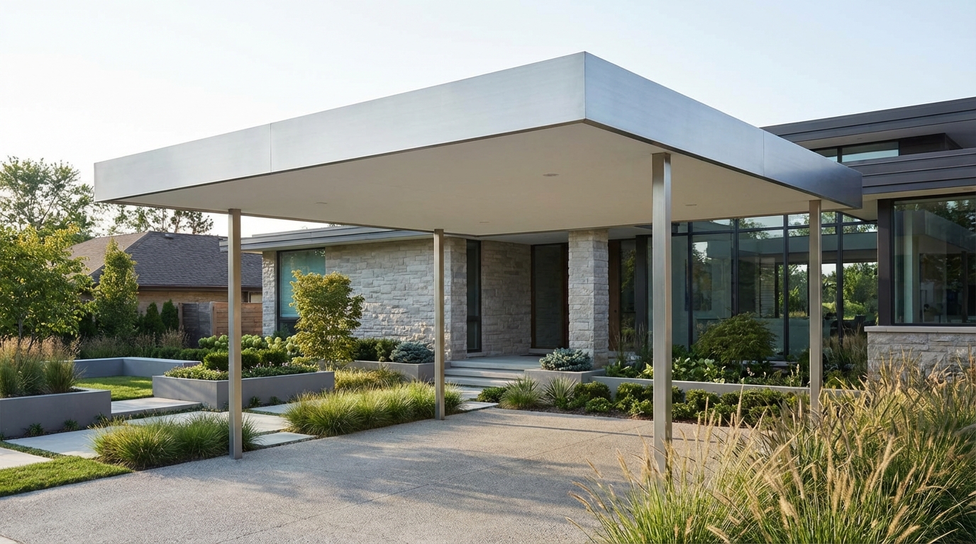 Carport ou garage : le comparatif pour faire le bon choix 4 carport moderne et design